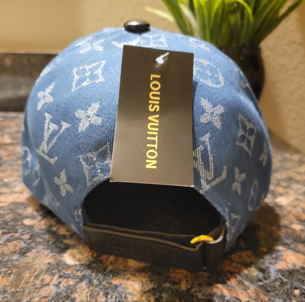 Louis Vuitton Denim Blue Monogram Hat - Picture 5 of 10